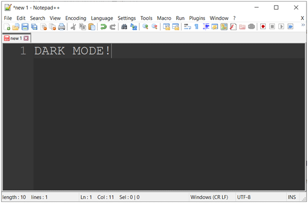 notepad++ dark theme github